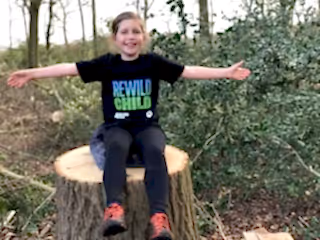 Fundraiser rewild child t-shirt