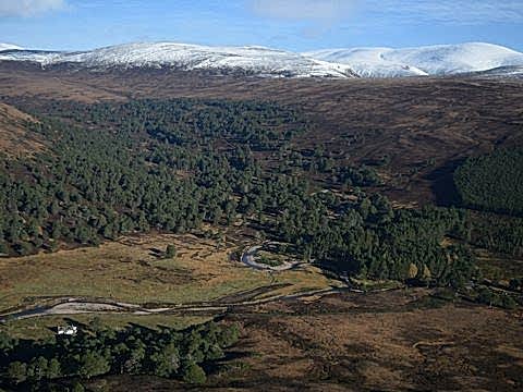 Mar Lodge, Drone Landscape