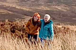 Jenny Barlow and Margaret Pool at Tarras Valley Nature Reserve