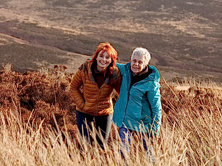 Jenny Barlow and Margaret Pool at Tarras Valley Nature Reserve